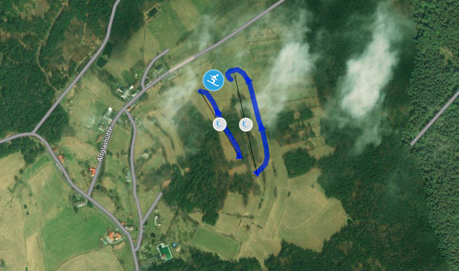 Lage der Lifte in Altglashütte