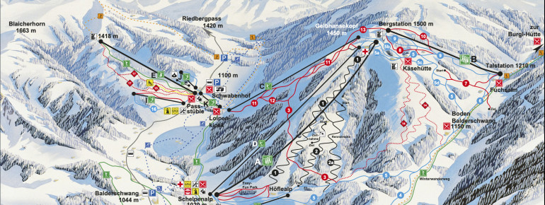 Pistenplan Balderschwang