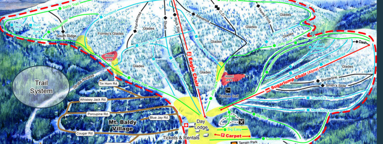 Pistenplan Baldy Mountain Resort