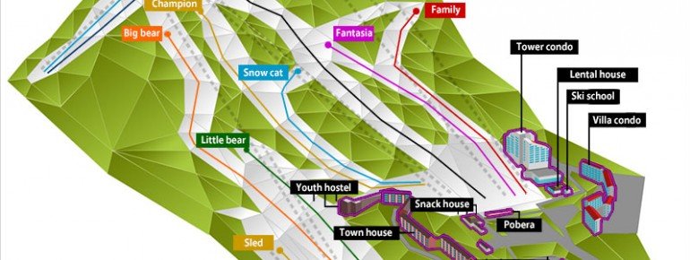 Pistenplan Bears Town