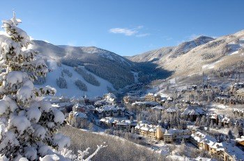 Das beschneite Beaver Creek - Idylle pur.