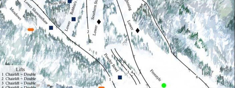Pistenplan Beech Mountain Resort