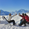 Anstoss vor dem Matterhorn