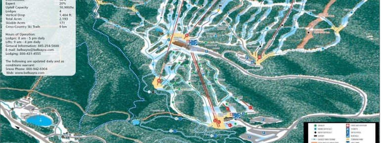 Pistenplan Belleayre Mountain