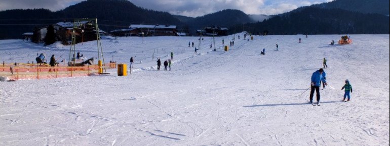 Die beiden blauen Pisten an den Benzeck-Liften eignen sich sehr gut für Anfänger.