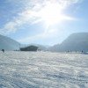 Skifahren an den Benzeck-Liften.