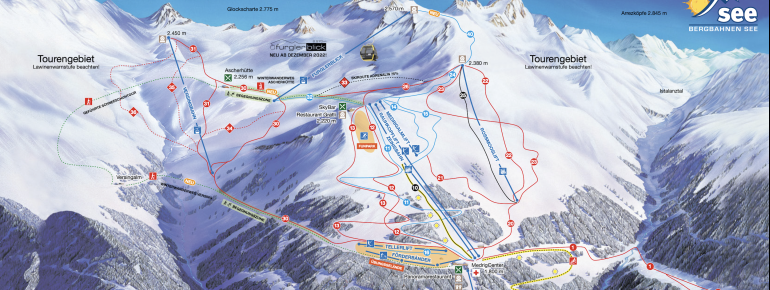 Pistenplan Bergbahnen See