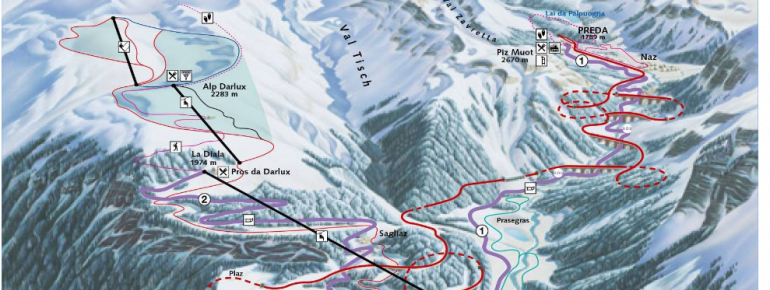 Pistenplan Bergün Filisur