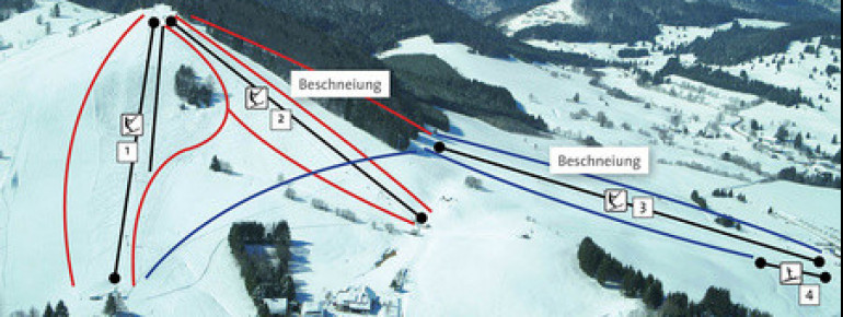 Pistenplan Spitzenberg Köpfle