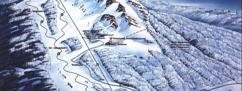 Pistenplan Skigebiet Bodenmais Silberberg
