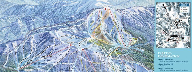 Pistenplan Bogus Basin