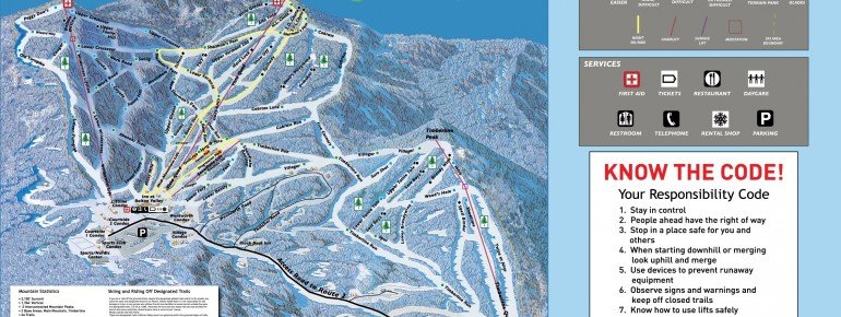 Pistenplan Bolton Valley Resort