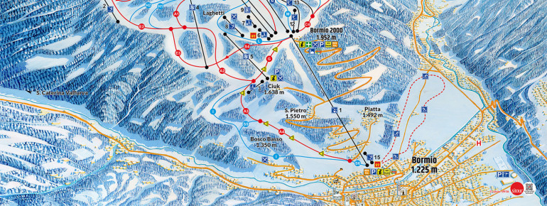 Pistenplan Bormio