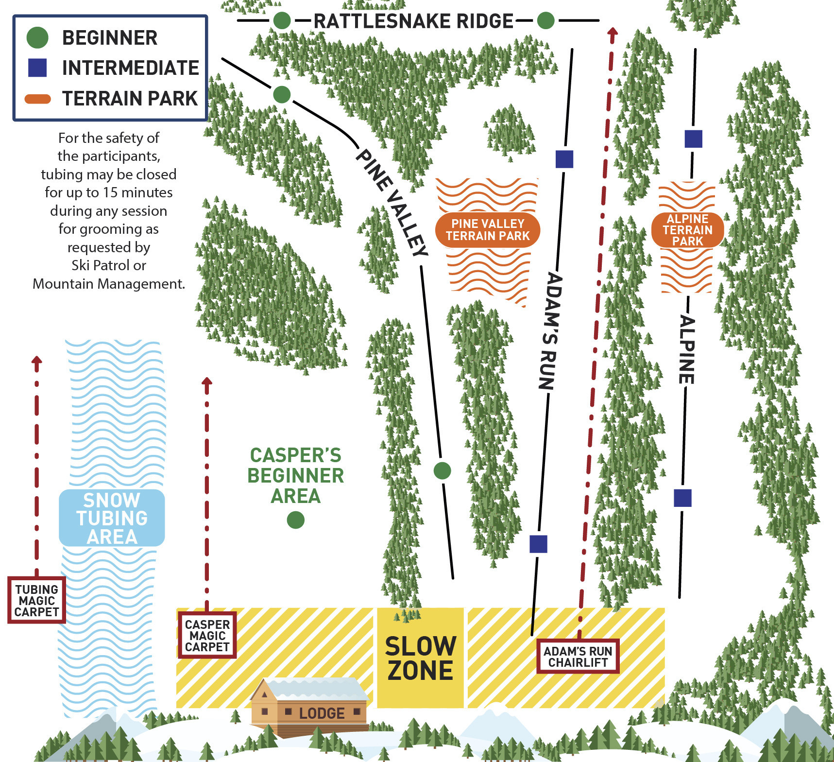 Pistenplan Boyce Park