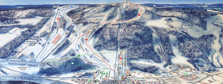 Pistenplan Branäs