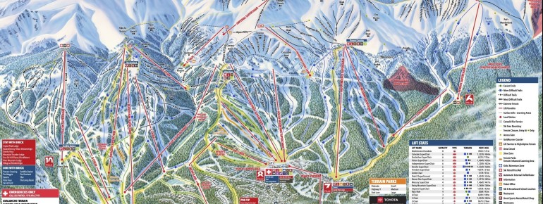 Pistenplan Breckenridge