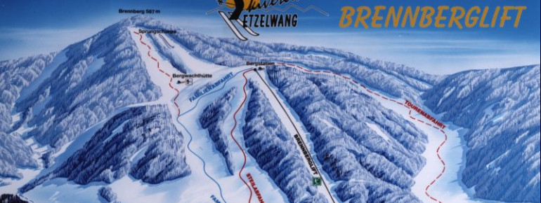 Pistenplan Brennberglift
