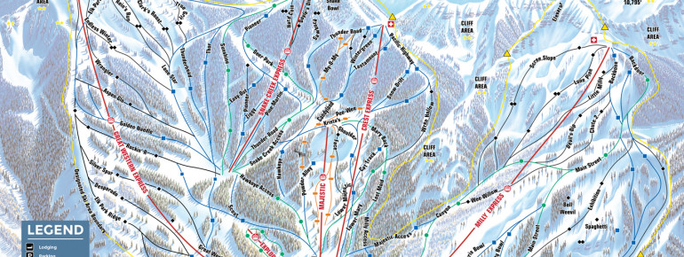 Pistenplan Brighton Ski Resort