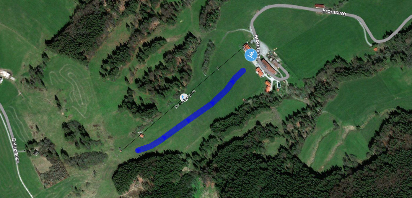 Pistenplan Bromberg Alm