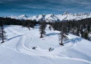 Winterwandern Moosalp