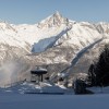 Sesselbahn Moosalp Express mit Bietschhorn