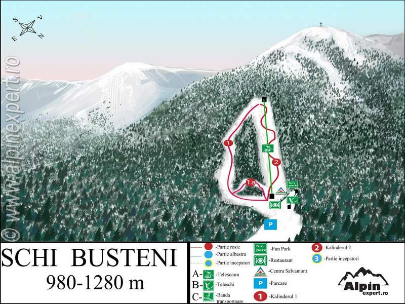 Pistenplan Busteni