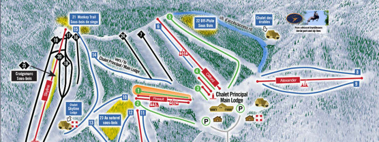 Pistenplan Camp Fortune