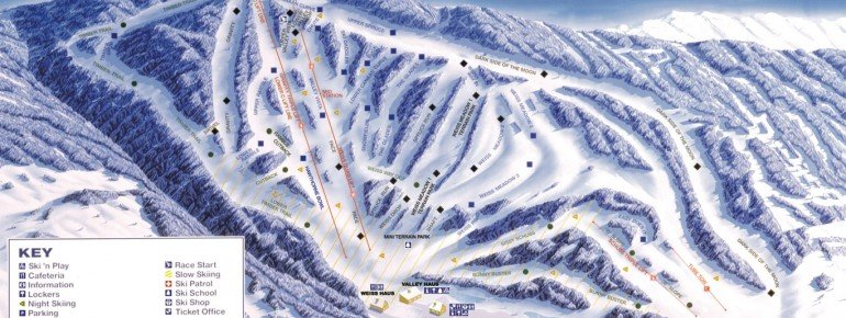 Pistenplan Canaan Valley Resort