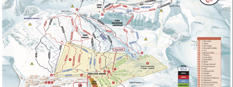 Pistenplan Candanchu