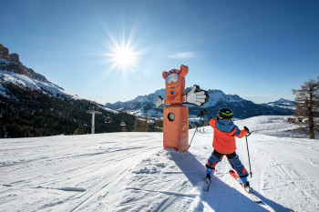 Kinder wird es in Carezza nicht langweilig.