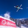 In der unteren Hälfte der Piste Nummer 15 befindet sich der Snowpark mit 6 Kickern und 10 weiteren Obstacles.