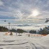Schneekanonen helfen im schneearmen Winter mit.