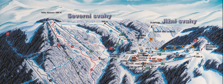 Pistenplan Cervenohorske sedlo
