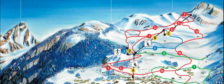 Pistenplan Chamois