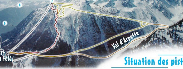 Pistenplan Champex Lac