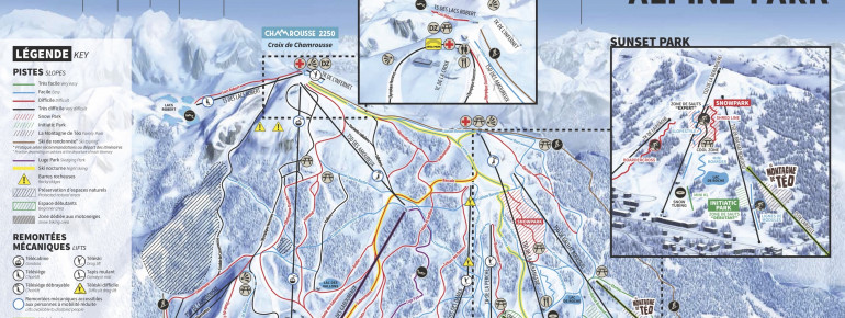 Pistenplan Chamrousse