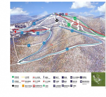 Nordansicht Changbaishan International Ski Center