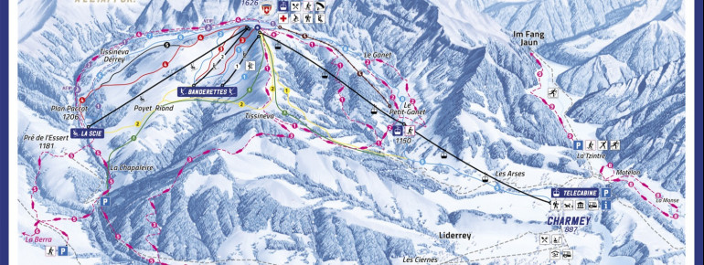 Pistenplan Charmey
