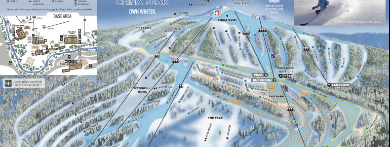 Pistenplan China Peak
