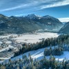 Blick vom Skigebiet Christlum auf Achenkirch und den Achensee