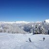 Breite Pisten und Aussicht