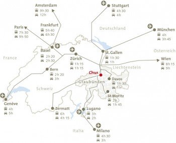 Anreise nach Chur