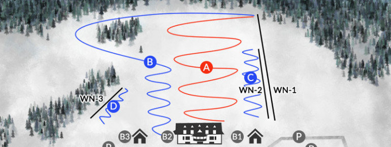 Pistenplan Chyrowa Ski