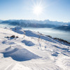 Panorama über das Skigebiet von Crans-Montana