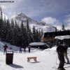 Blick auf die Silver Queen Express Bergstation und Mt Crested Butte!