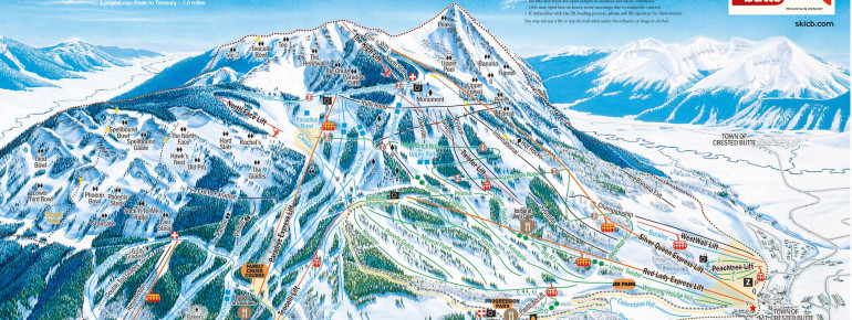 Pistenplan Crested Butte