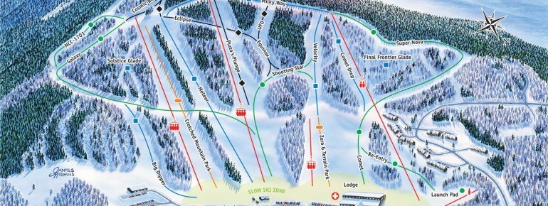 Pistenplan Crotched Mountain