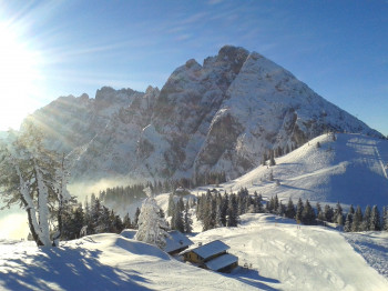 Die Sonnenalm bietet ein tolles Panorama