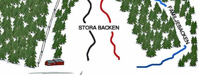 Pistenplan Damshöjden