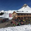 Die große Sonnenterrasse an der Uga Alp